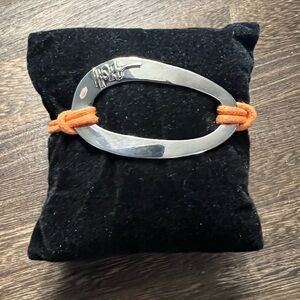 Ippolita Orange Cord Bracelet 925 6” D8
